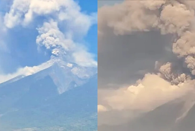 Qvatemalada Fueqo vulkanı püskürdü: Sakinlər təxliyə edildilər - VİDEO